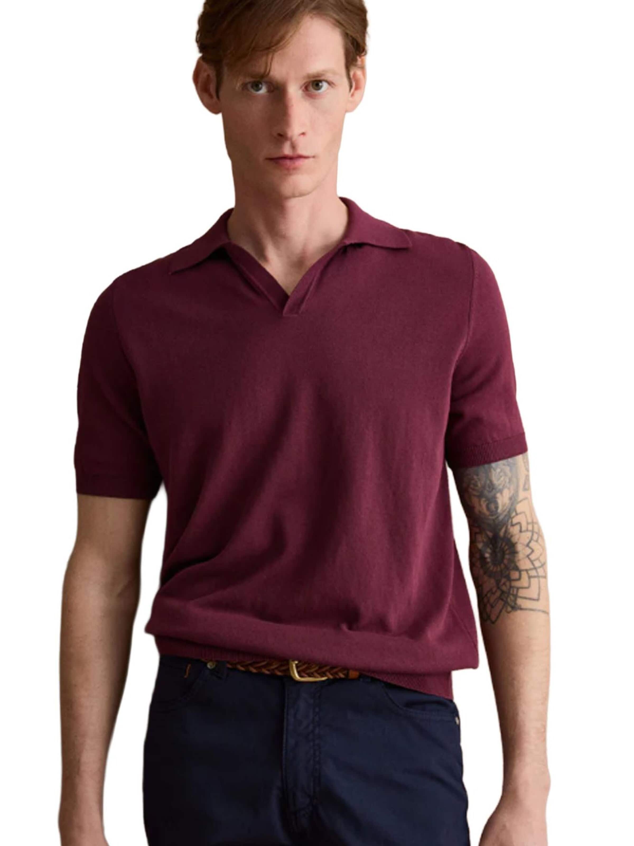 Il Lanificio T-shirt i röd