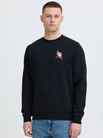 BLEND Sweater ' BHJapa Backprint ' in Schwarz: Vorderseite