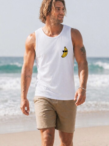 Neverless Shirt 'Cool Banana' in White