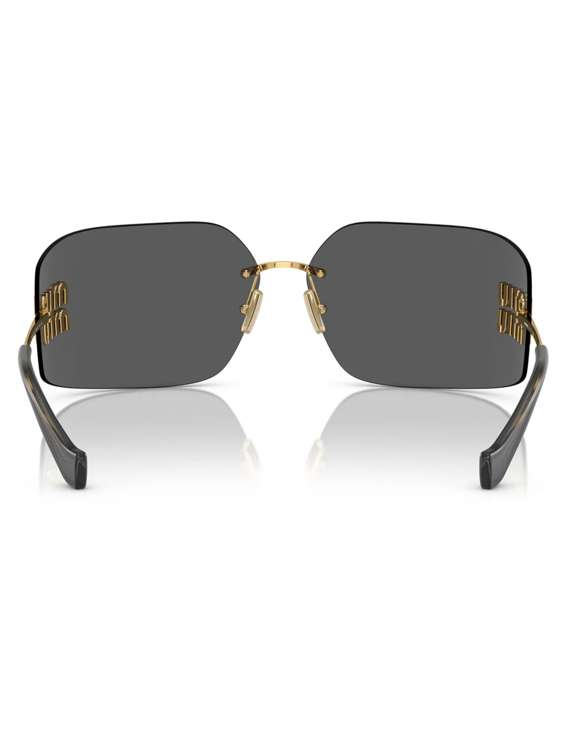 Miu Miu Sonnenbrille 'Miu Miu Occhiali da Sole MU54YS 5AK5S0 Oro/Grigio Scuro Donna'‌‌‌‌ in Gold