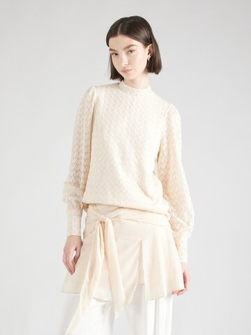 ONLY - Blusa 'NICE' en beige: frente