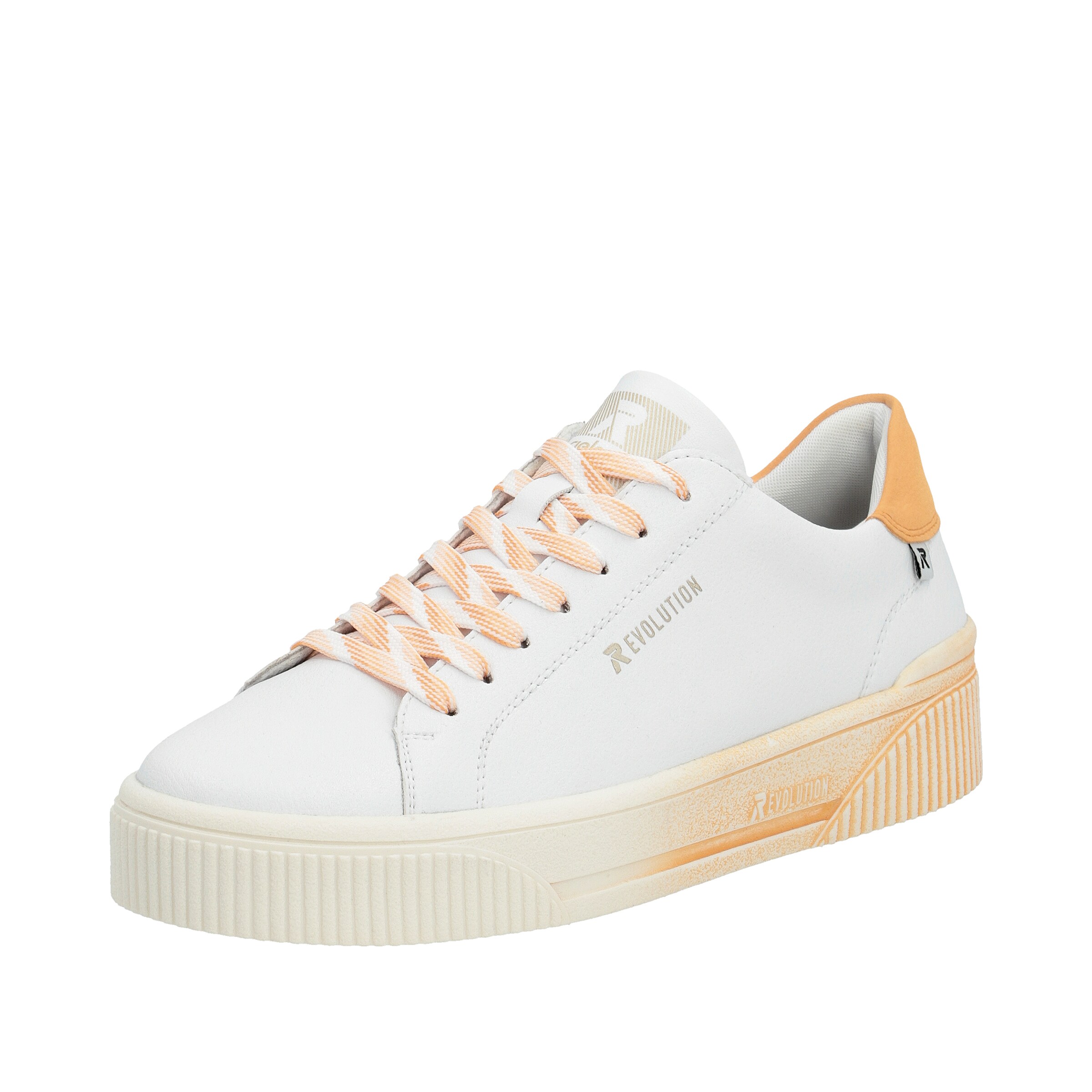 Rieker Sport Platform trainers in White: front