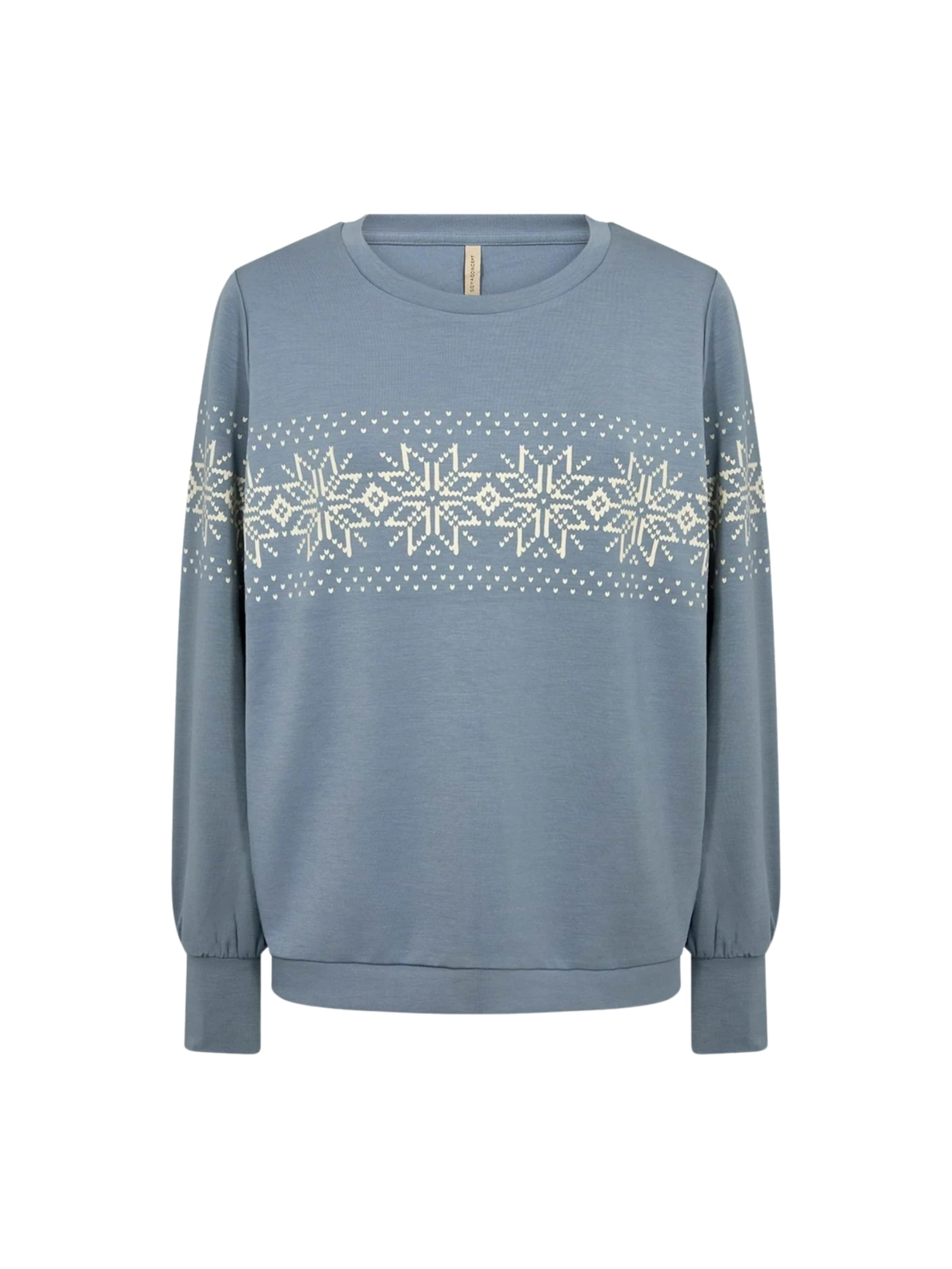 Felpa 'Banu' di Soyaconcept in blu: frontale