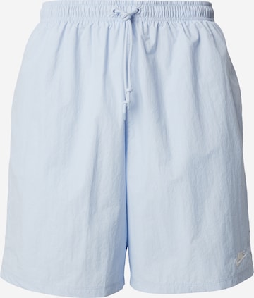 Nike Sportswear - Calças 'CLUB' em azul: frente