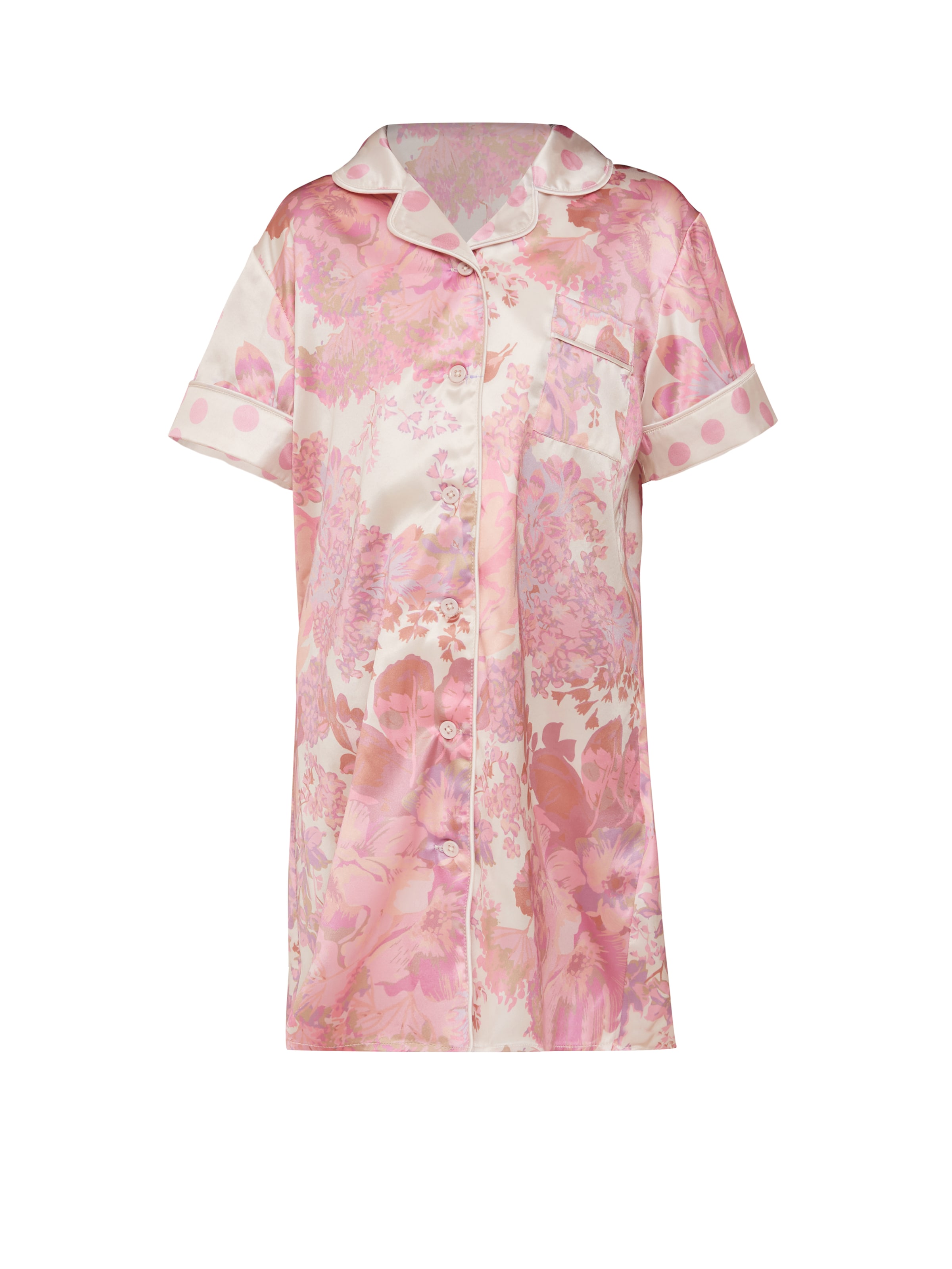 Chi Chi Girls - Camiseta de noche en rosa: frente