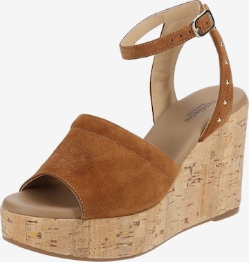 Nero Giardini Sandals in Brown: front