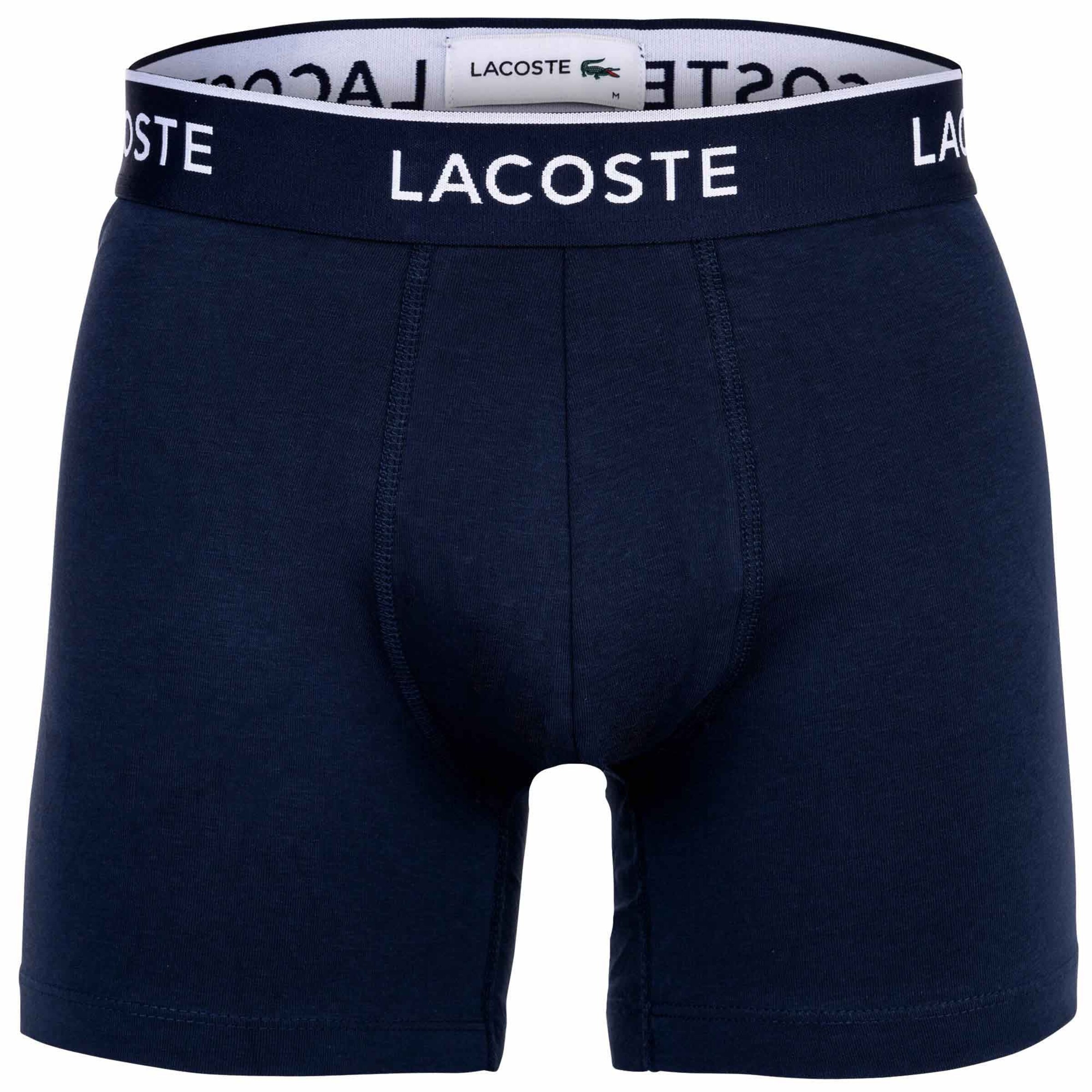 LACOSTE - Calzoncillo boxer en negro