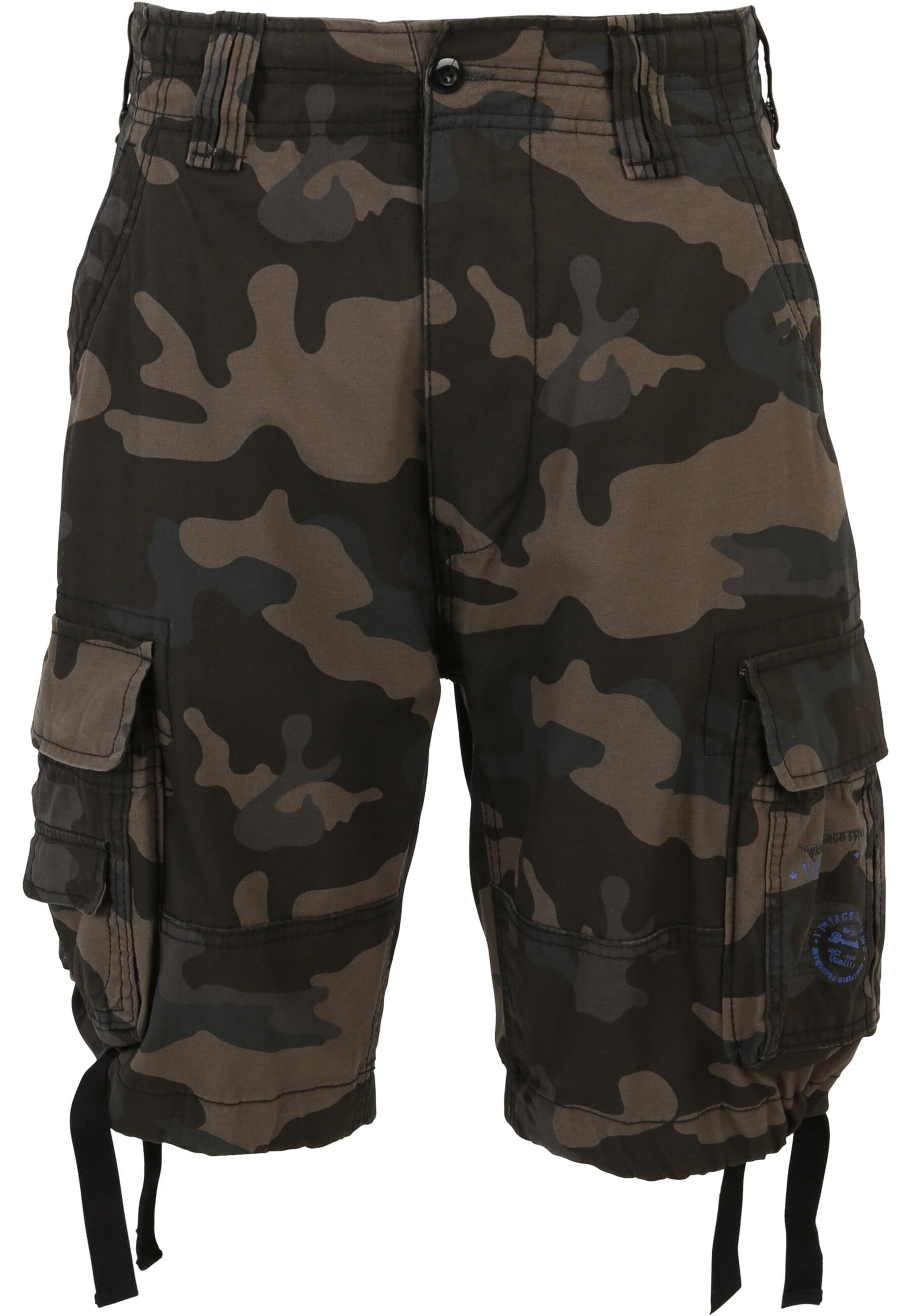 Brandit Regular Cargo trousers in Green: front