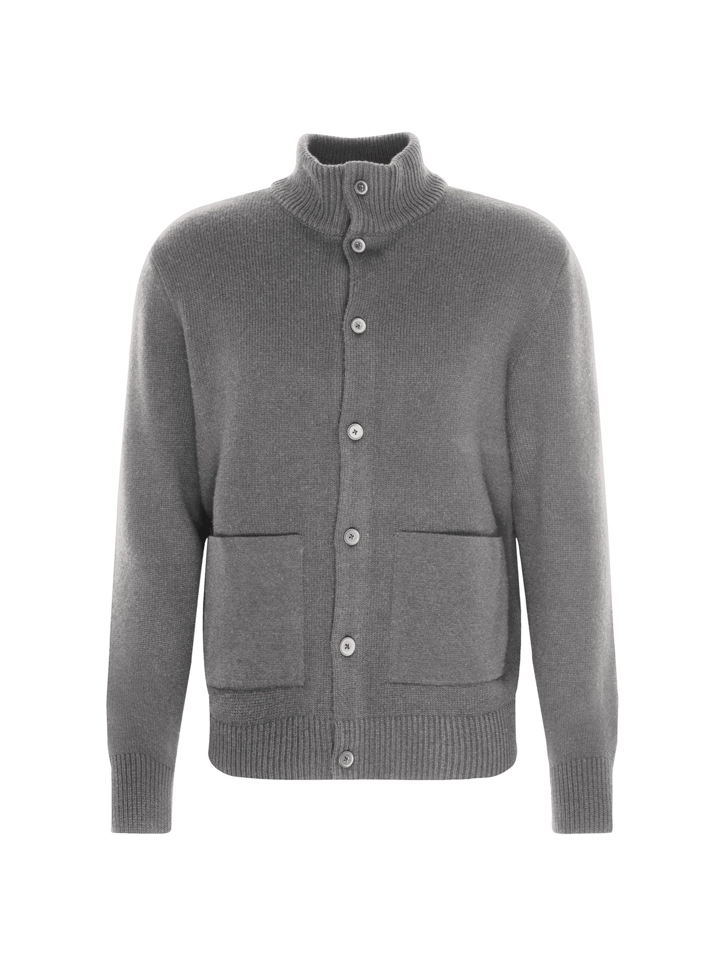 Vestes en maille 'Smart Knit' SEIDENSTICKER en gris : devant