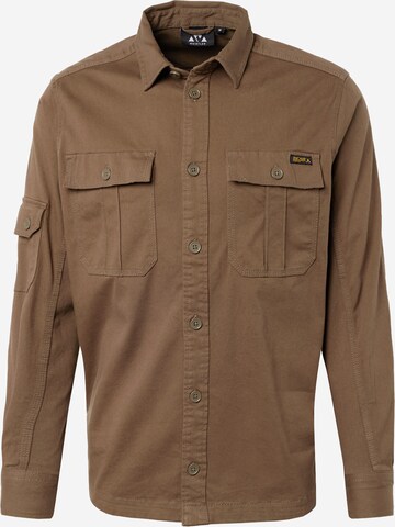 Whistler Regular fit Athletic Button Up Shirt 'Fallon' in Green: front