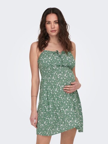 Only Maternity Summer Dress 'NOVA' in Green: front