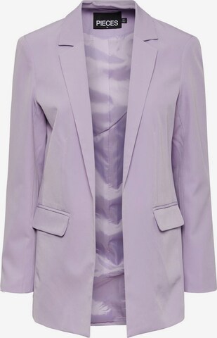 PIECES Blazer in Purple: front
