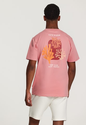 T-Shirt 'D'Azure' Shiwi en rose