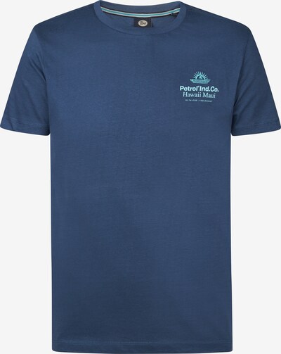 Petrol Industries T-shirt 'Radient' i marinblå / turkos, Produktvy