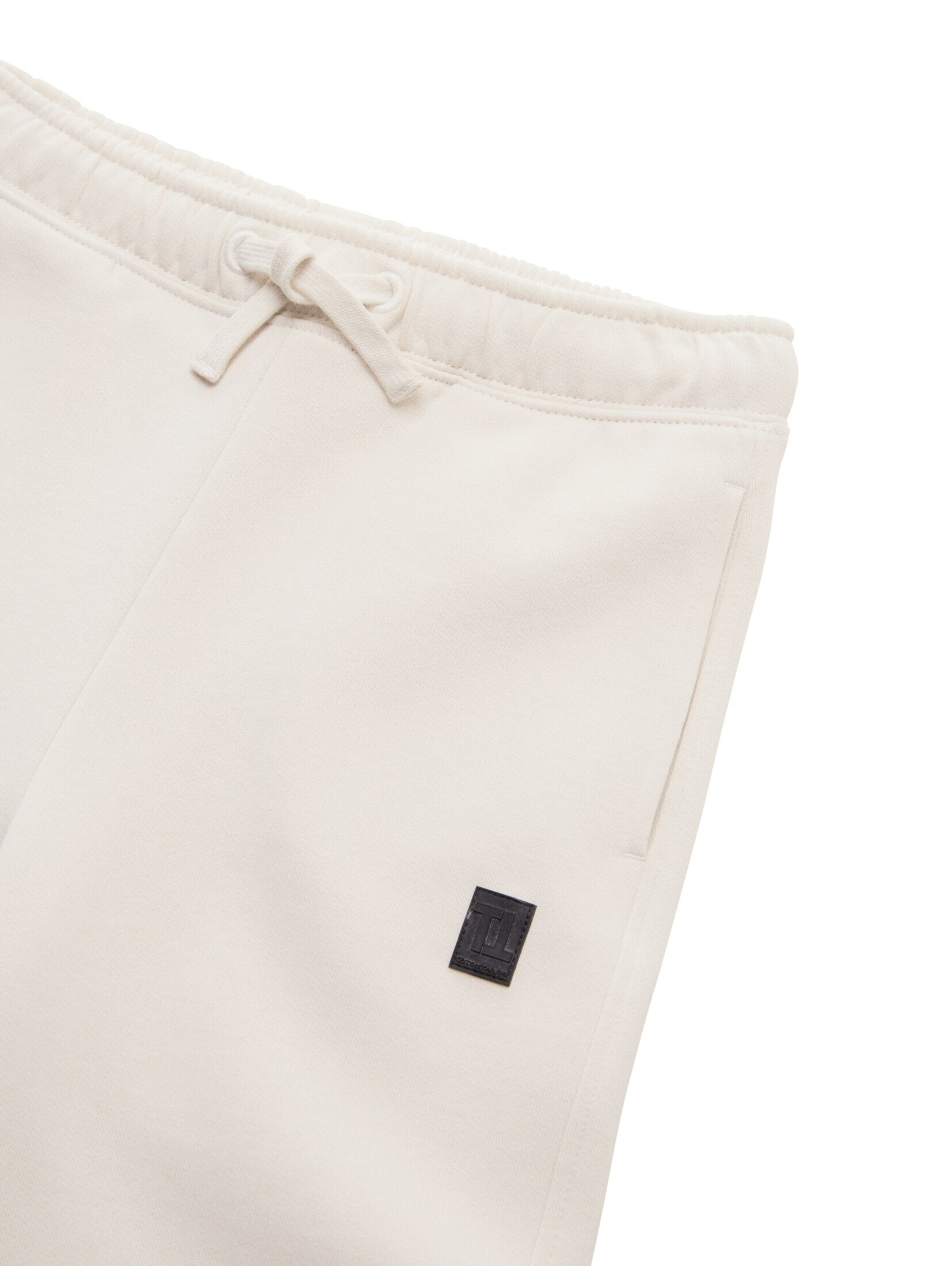 TOM TAILOR Tapered Hose in Weiß