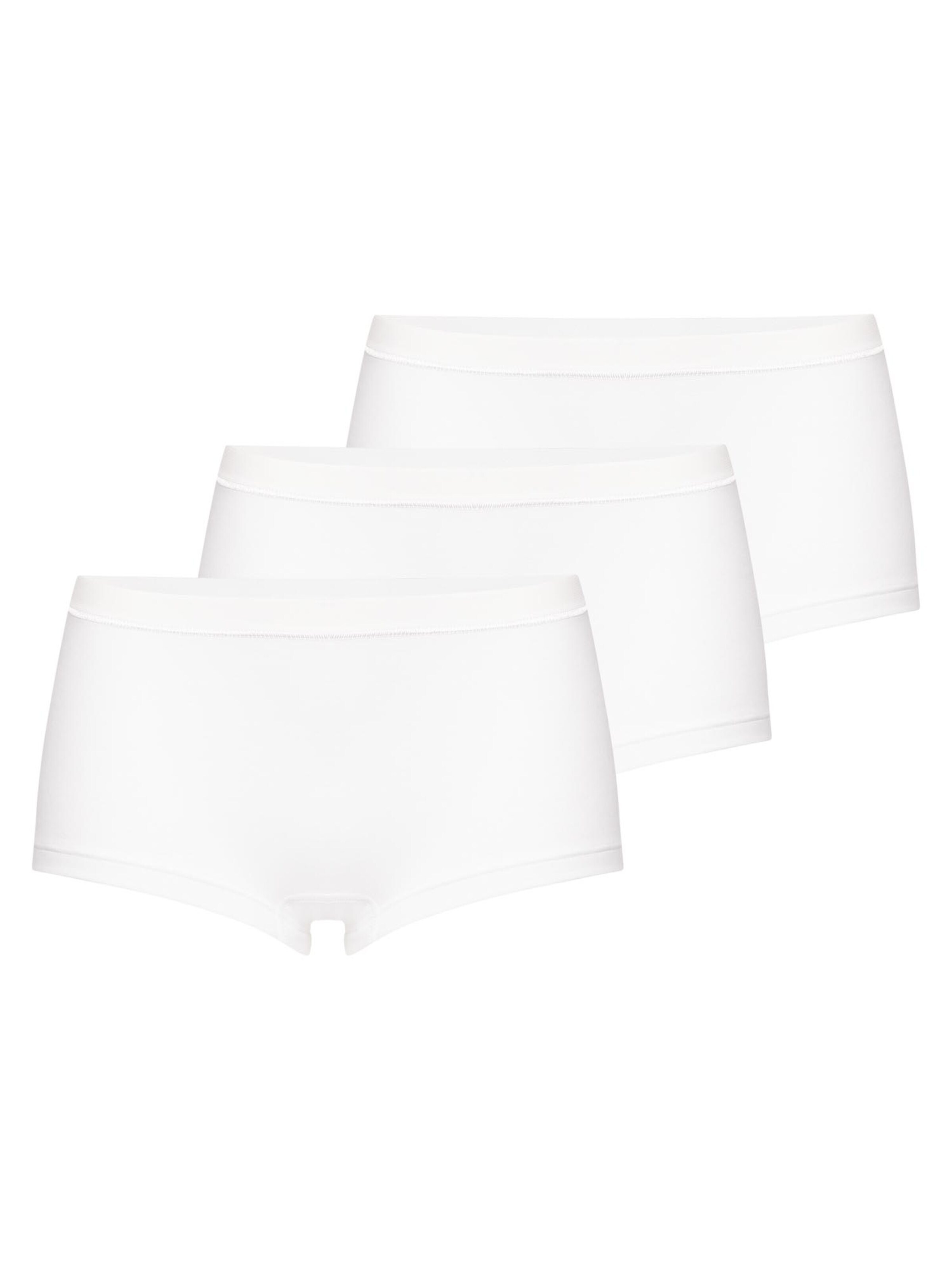 CON-TA Boyshorts 'Basic' in White: front