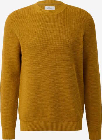 Pull-over s.Oliver en jaune : devant