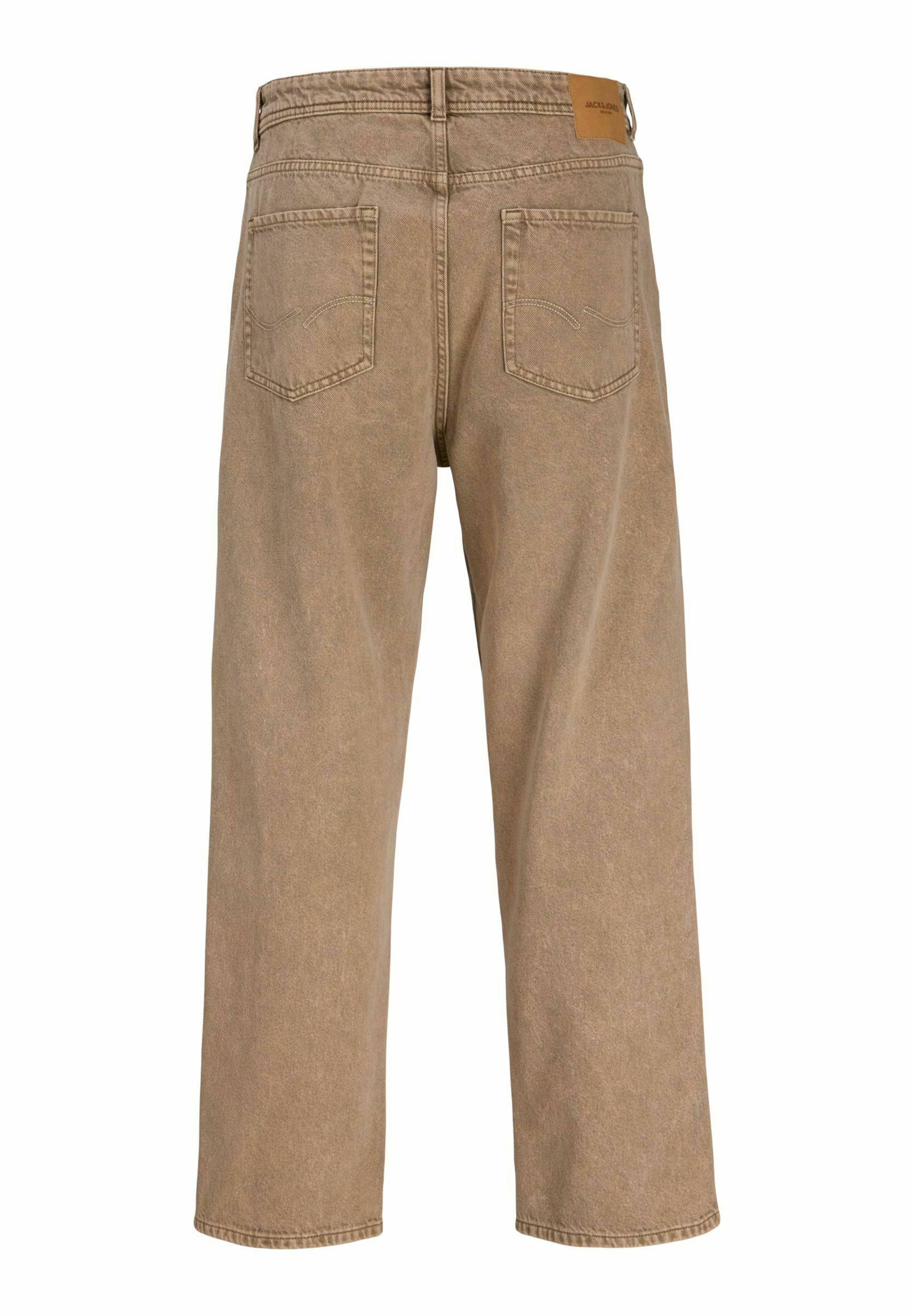 JACK & JONES Baggy Παντελόνι 'JPSTALEX ANTONIO' σε καφέ
