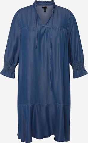 Robe Ulla Popken en bleu : devant