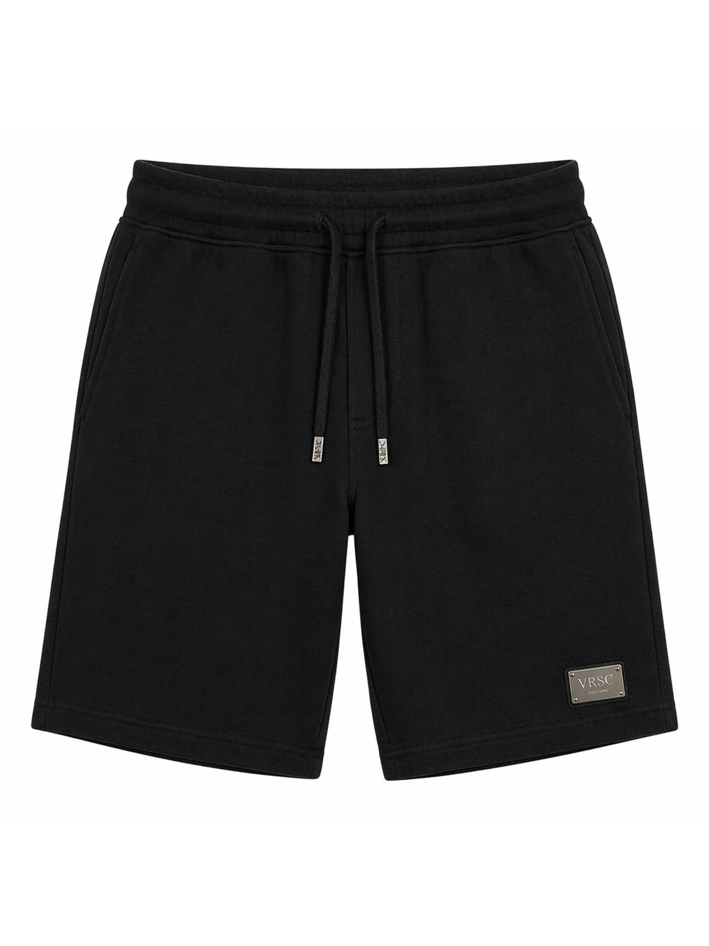 VRSC Board Shorts in Black: front