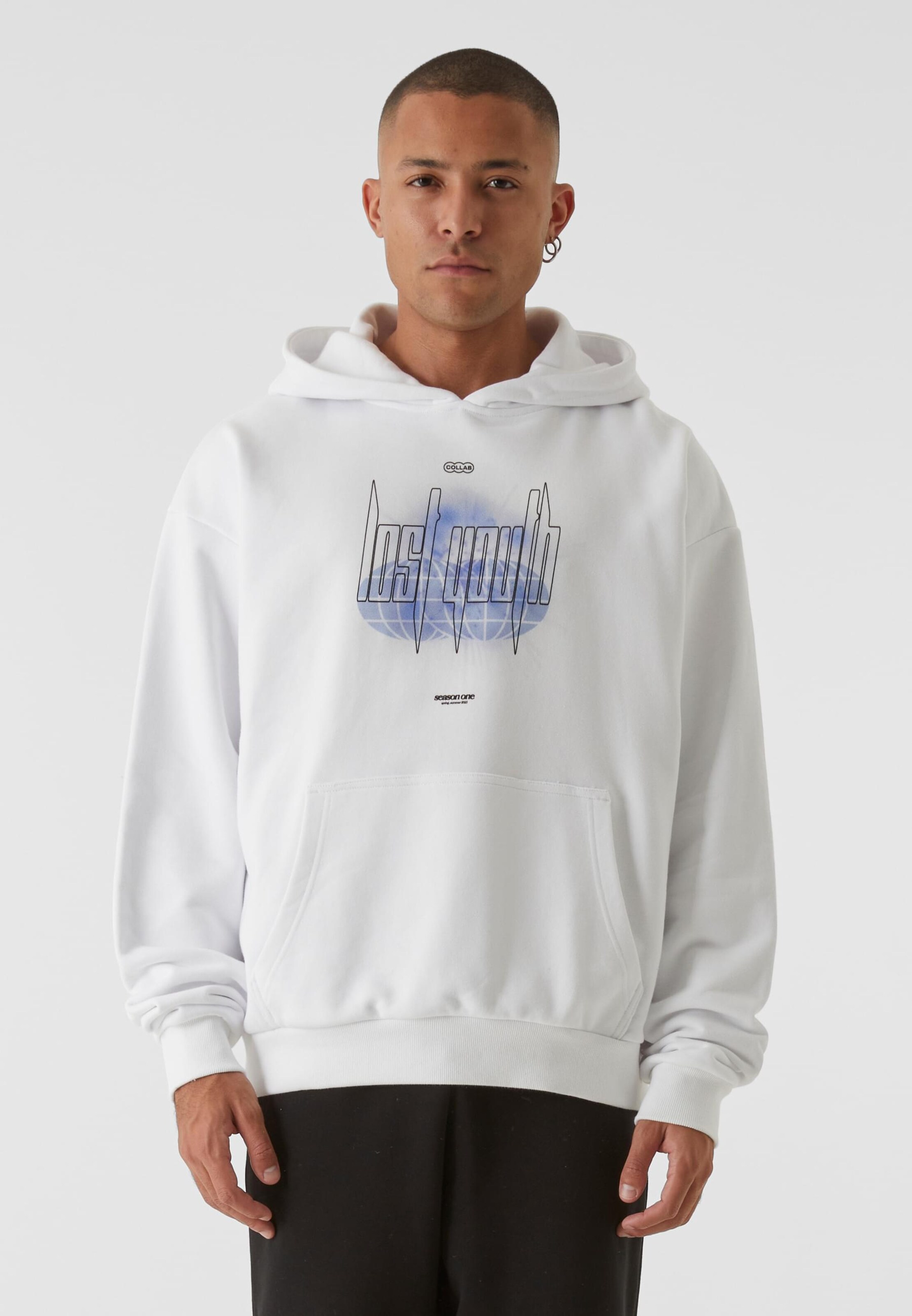 Lost Youth Tréning póló - fehér: elől