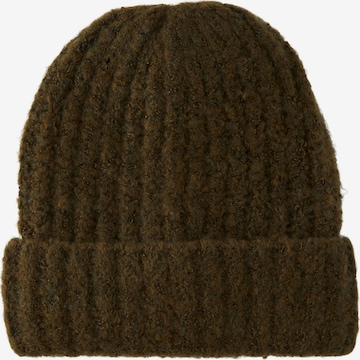 PIECES Beanie 'Pyron' in Brown: front