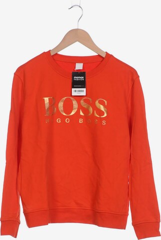 BOSS Sweatshirt & Zip-Up Hoodie in XL in Orange: front