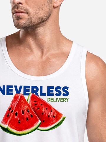 Neverless Shirt 'Water Melon'‌‌‌‌‌ in Weiß