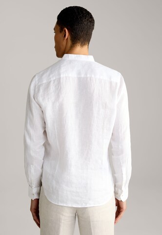 JOOP! Slim fit Button Up Shirt 'Pebo' in White