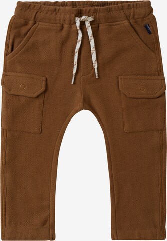 Coupe slim Pantalon 'Tarentum' Noppies en marron : devant