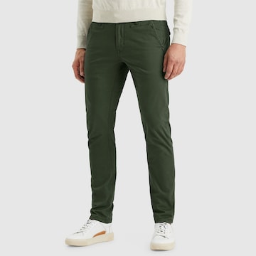 PME Legend Chino Pants in Green: front