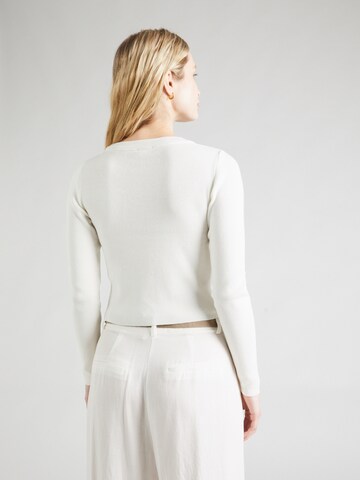 Pull-over 'Jaz' Noisy may en blanc