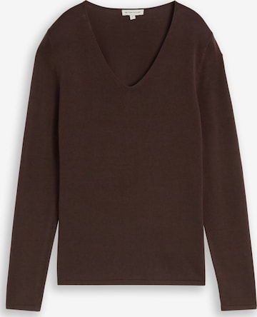 TOM TAILOR Sweater in Brown: front