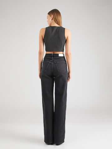 RE/DONE Wide leg Jeans in Zwart