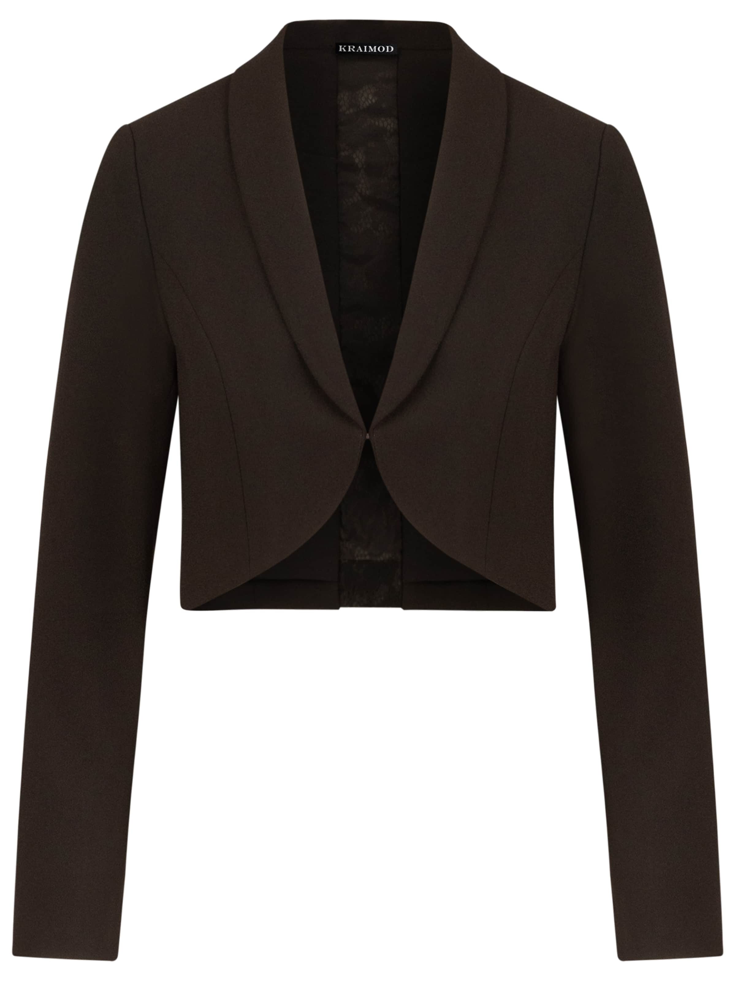 Kraimod Μπλέιζερ σε μαύρο: μπροστά