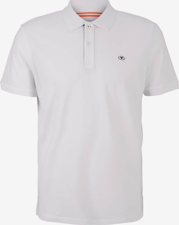 TOM TAILOR Poloshirt in Weiß: predná strana