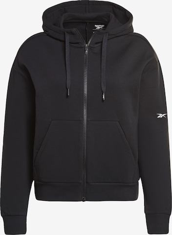 Sweat de sport Reebok en noir : devant