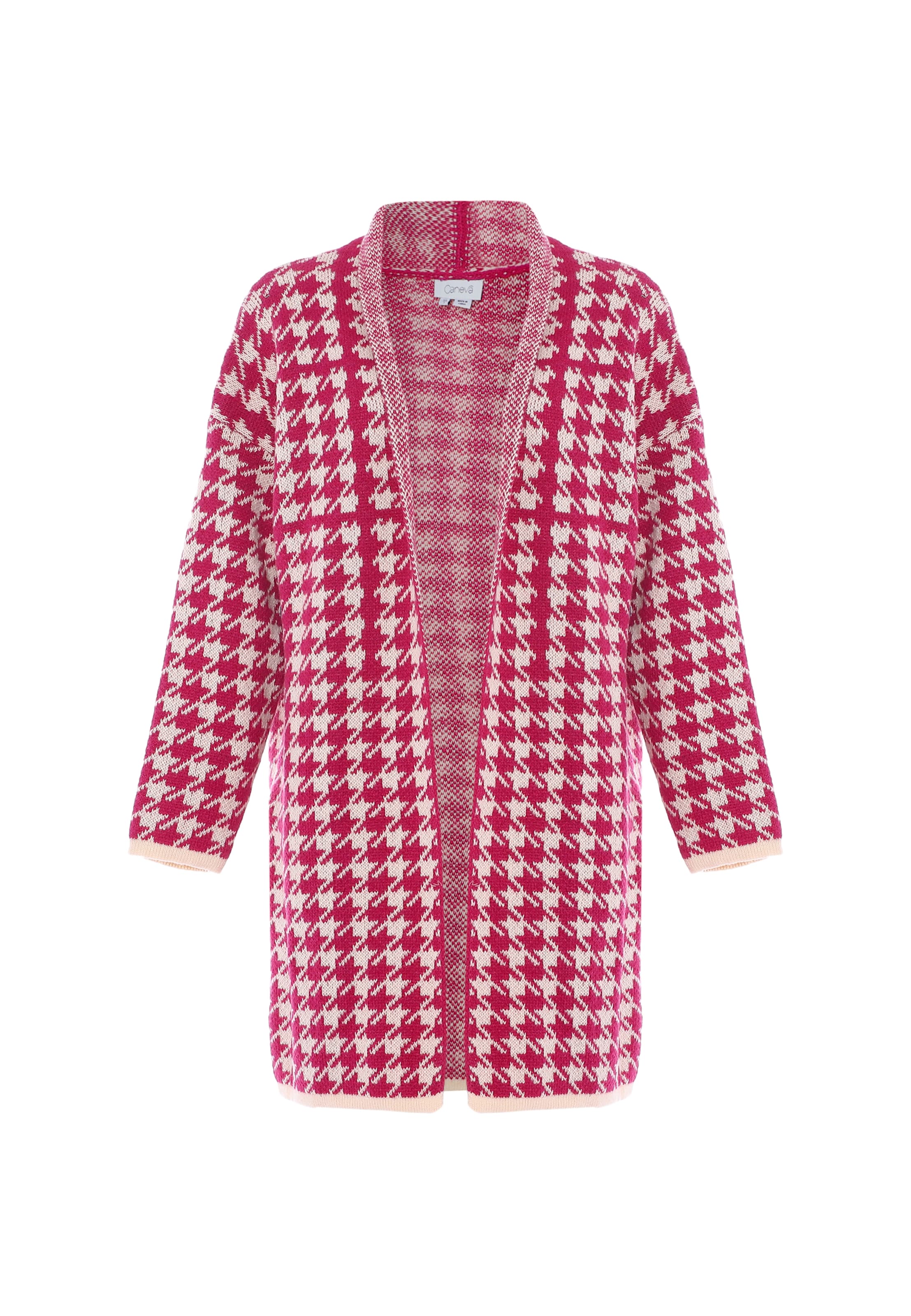 caneva Kardigán - Ružová: predná strana