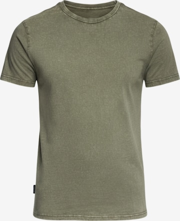 Ombre Shirt in Green: front
