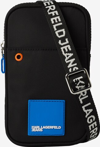 Protection pour Smartphone KARL LAGERFELD JEANS en noir : devant