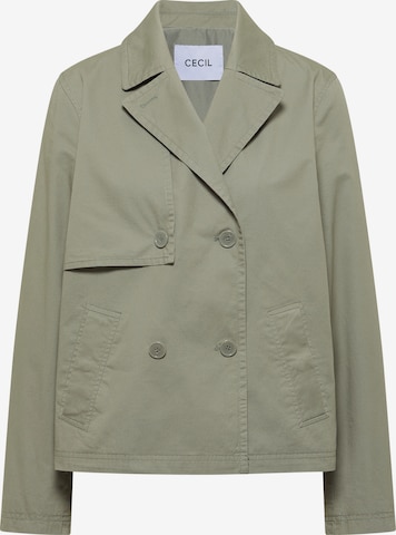 CECIL Płaszcz przejściowy w kolorze zielony: przód