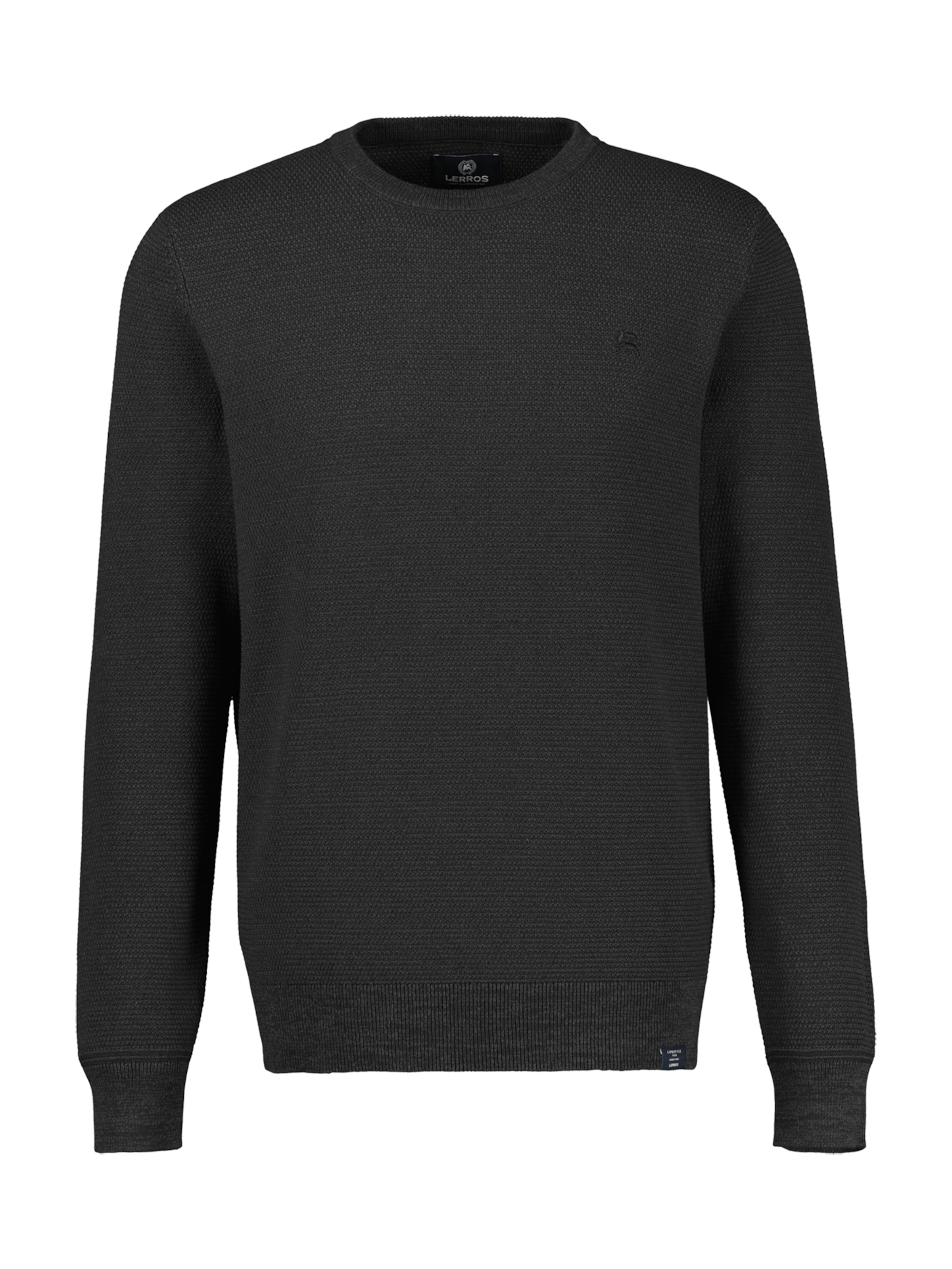LERROS Sweater in Black: front