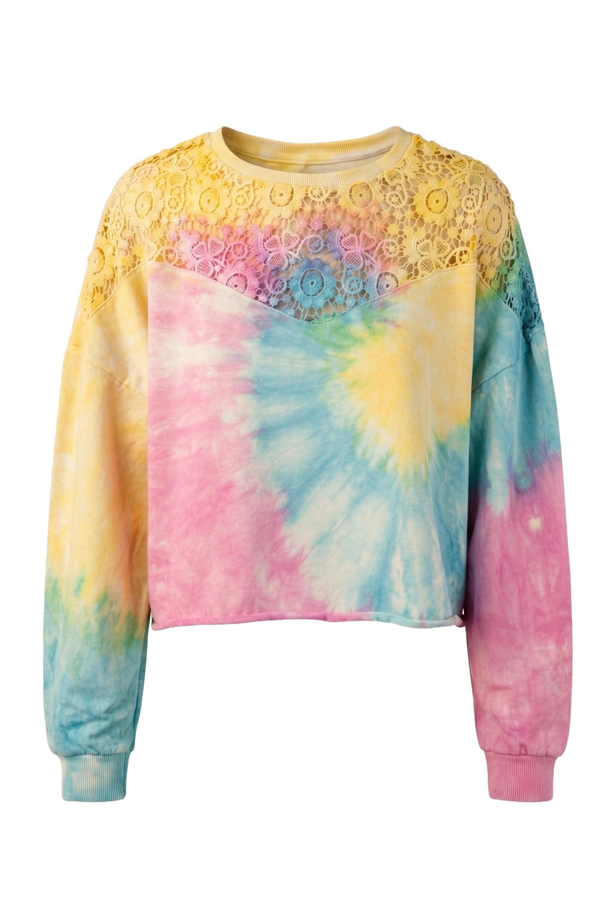 Alexa Dash Sweatshirt in S in blau / gelb / pitaya, Produktansicht
