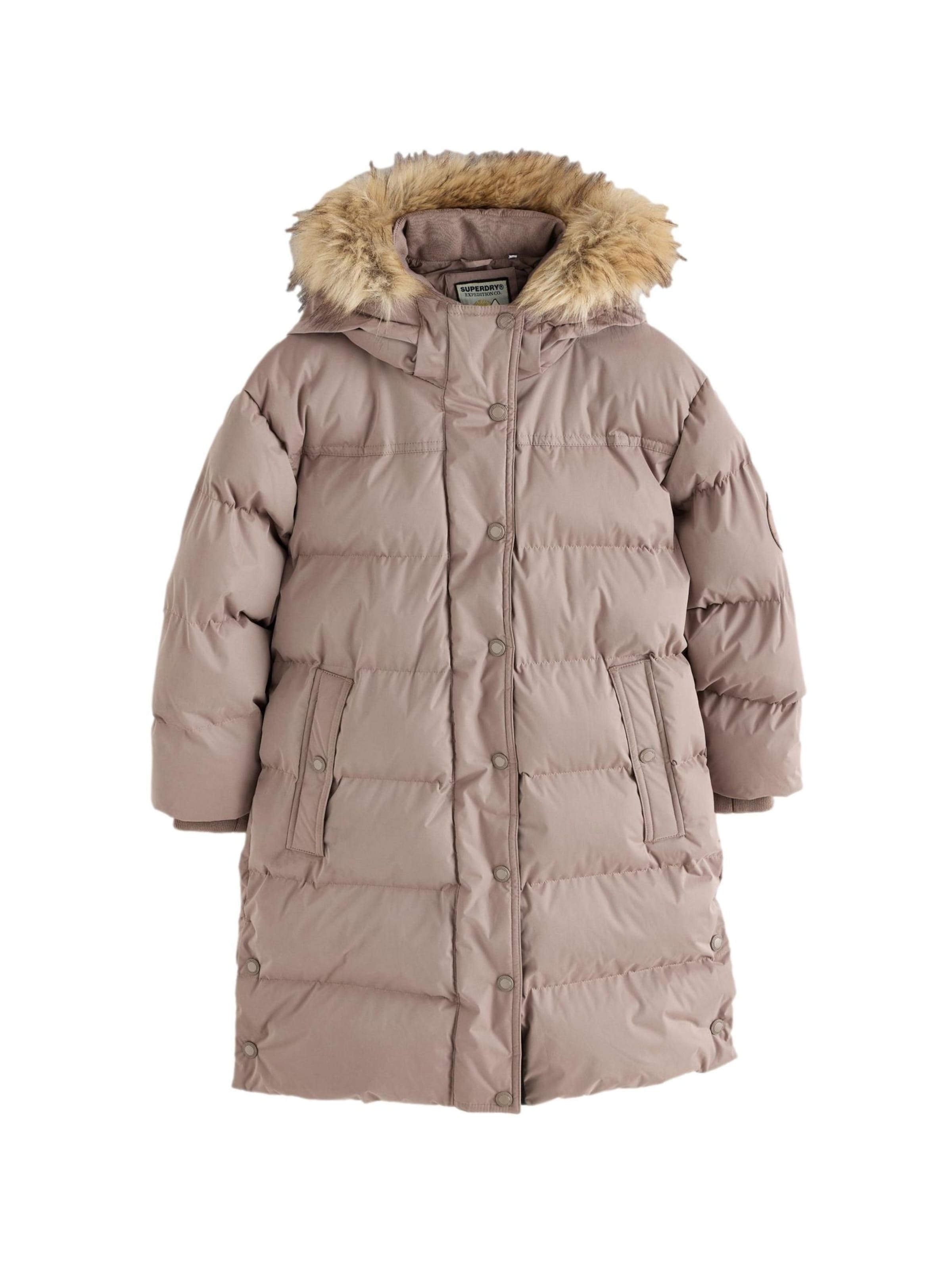 Superdry & Co - Abrigo 'Everest' en lila: frente