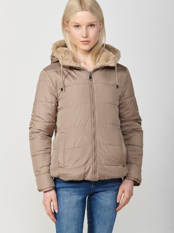 KOROSHI Jacke in Beige: Vorderseite