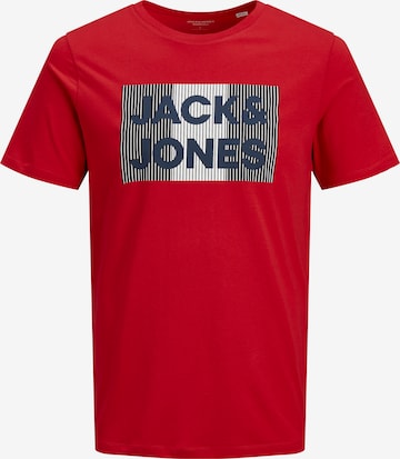 JACK & JONES Μπλουζάκι σε κόκκινο: μπροστά