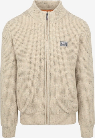 NZA New Zealand Auckland Strickjacke 'Dominick' in Beige: Vorderseite