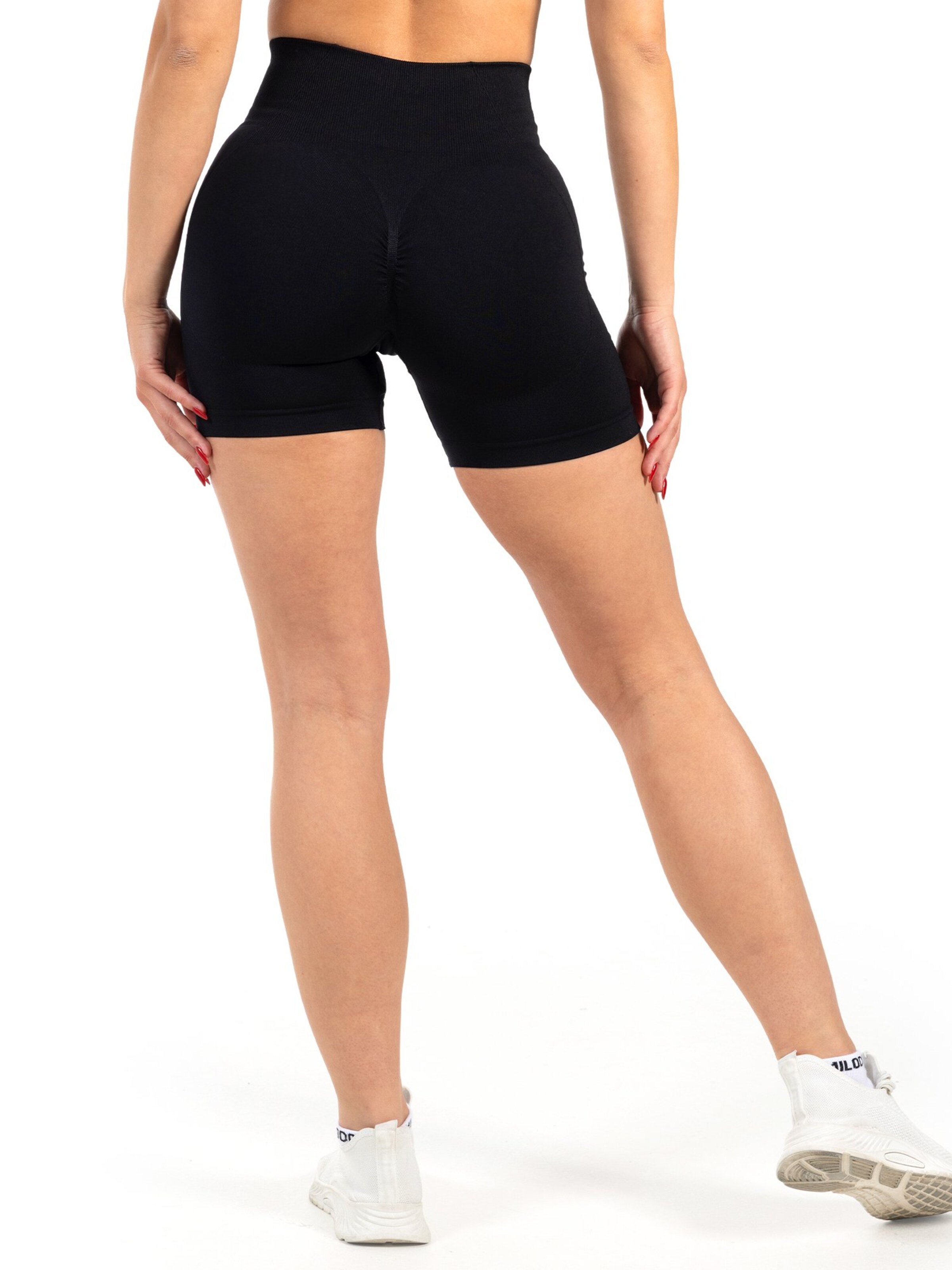 Smilodox Slim fit Sports trousers 'Phelia' in Black