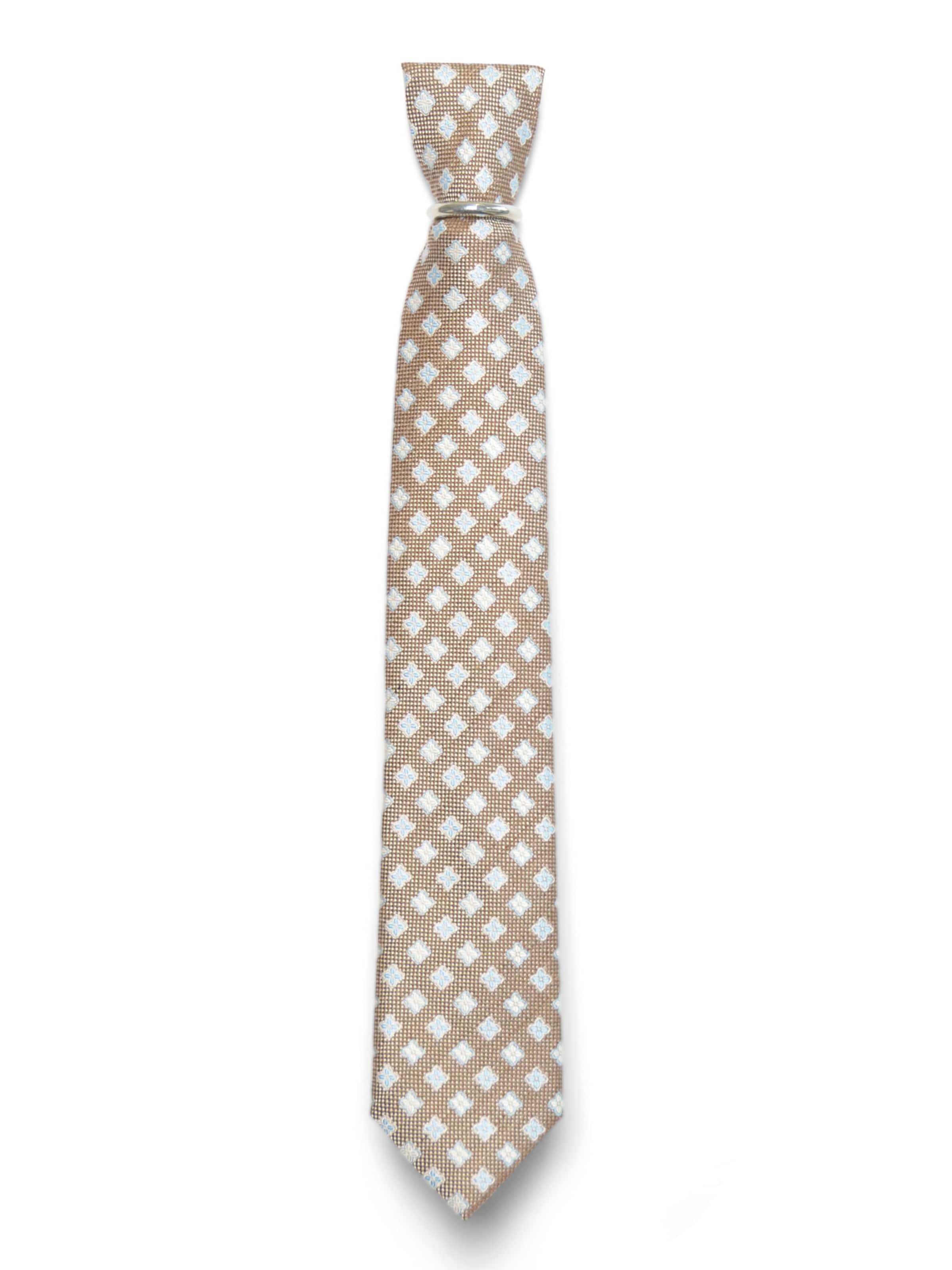 Real Guys Stropdas in Bruin: voorkant