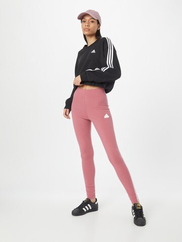 juoda ADIDAS SPORTSWEAR Sportinio tipo megztinis 'Essentials'